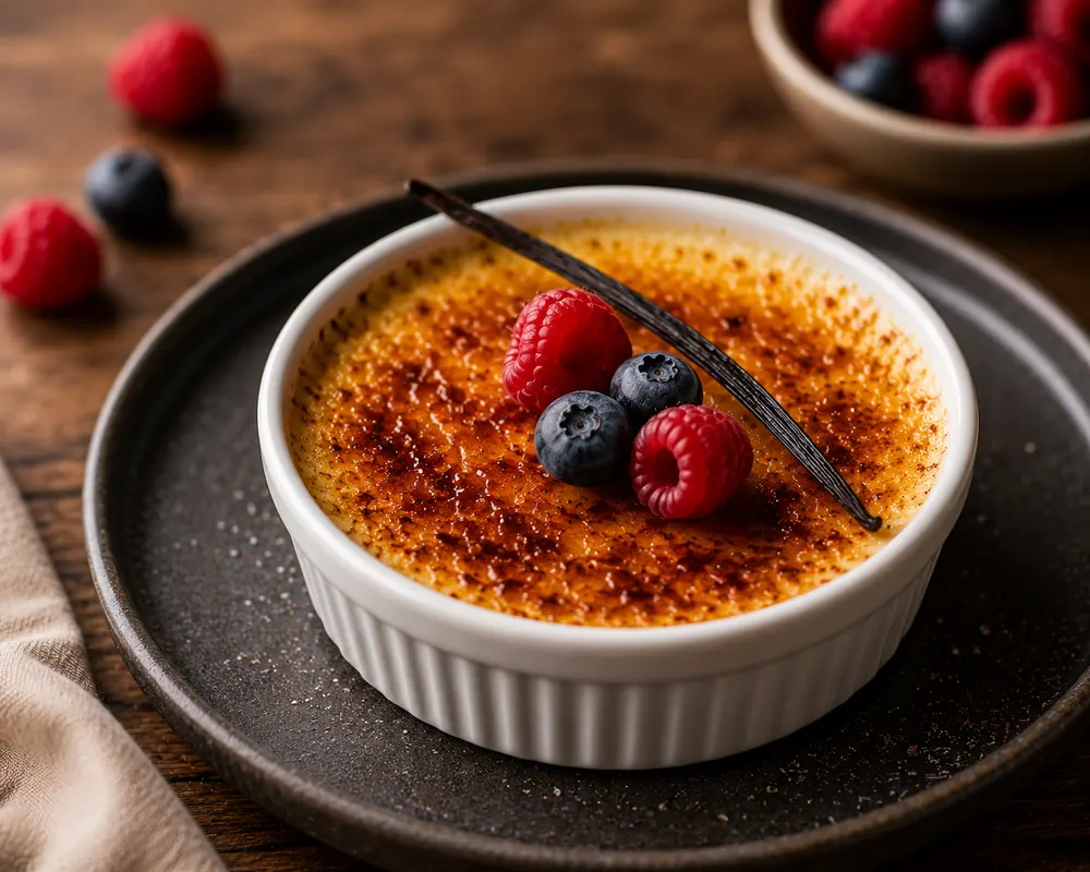 Crème Brûlée à la Vanille — La Dimora, cucina italiana